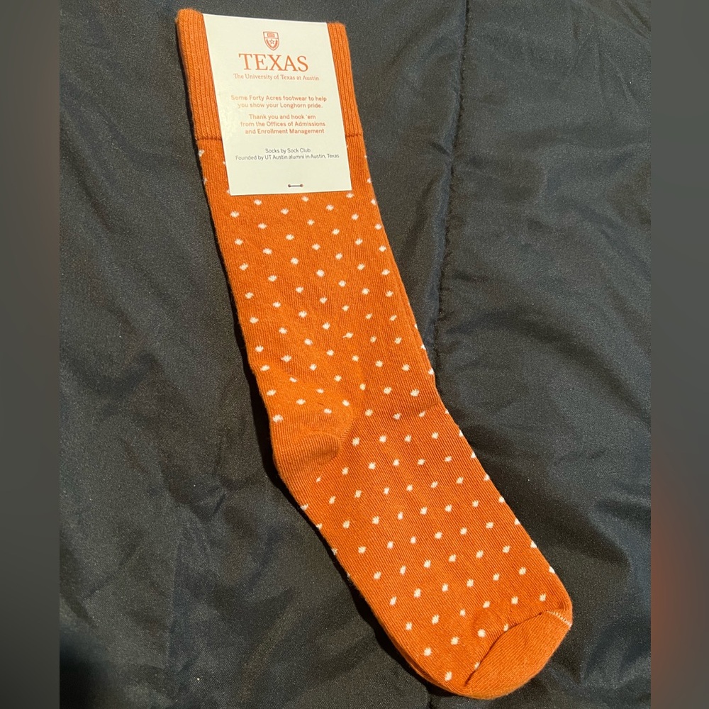 New University of Texas at Austin Longhorns Burnt Orange Socks